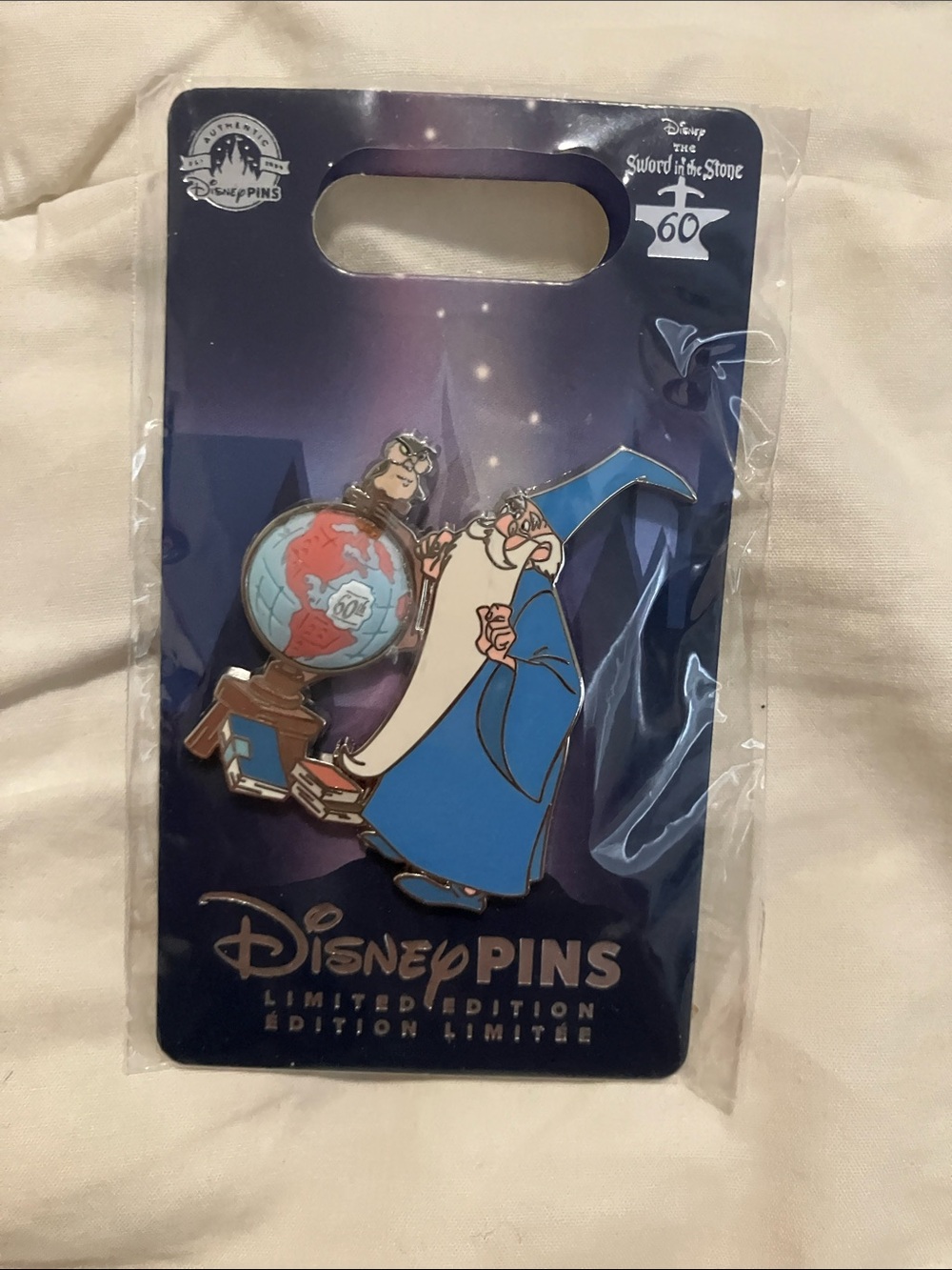 Limited edition Disney Merlin Pin
The sword and the stone